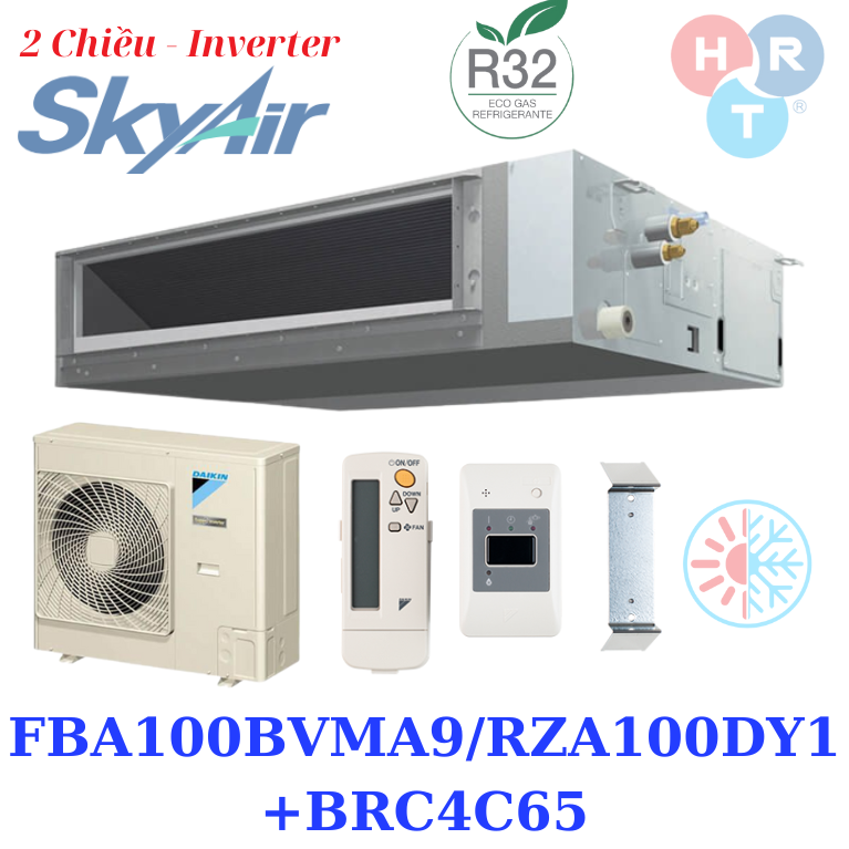 Điều Hòa Daikin Skyair FBA100BVMA9/RZA100DY1+BRC4C65